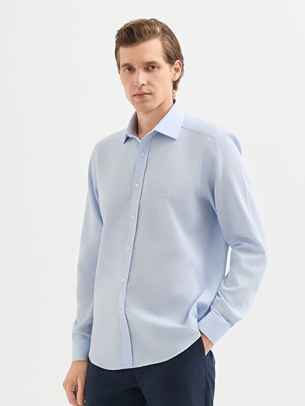 Erkek Açık Mavi Gömlek