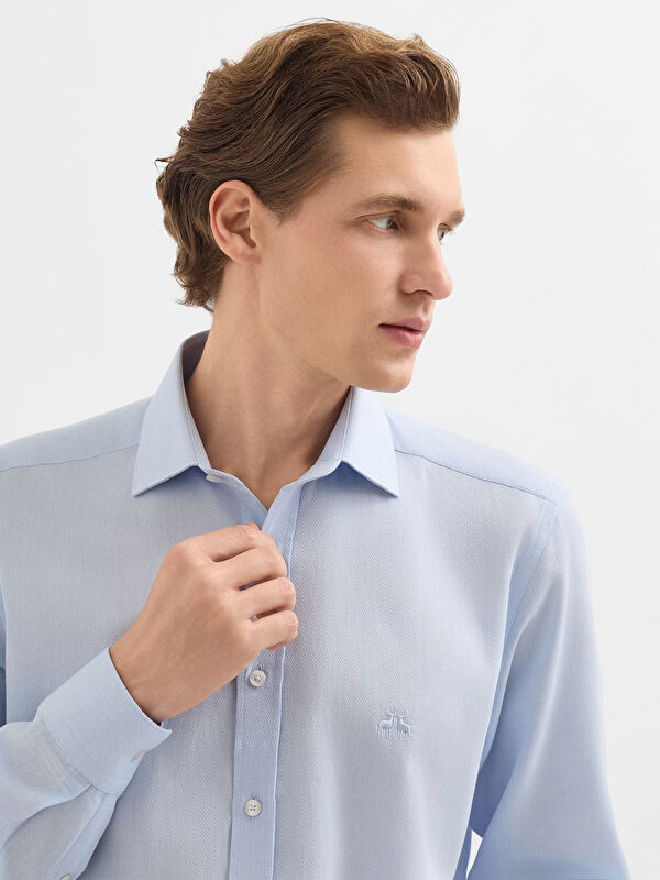 Erkek Açık Mavi Gömlek