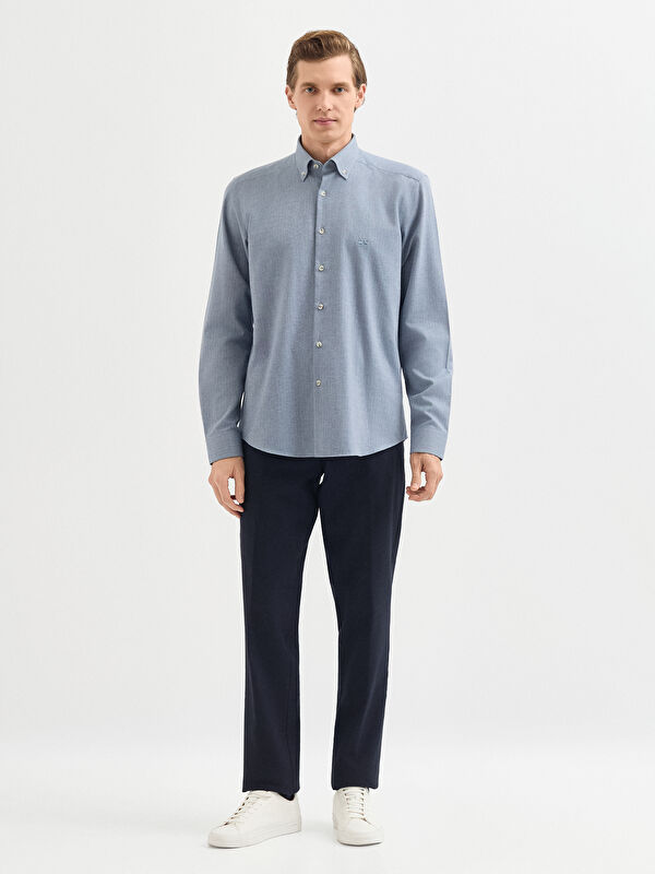 Erkek Lacivert Gömlek