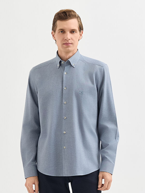 Erkek Lacivert Gömlek