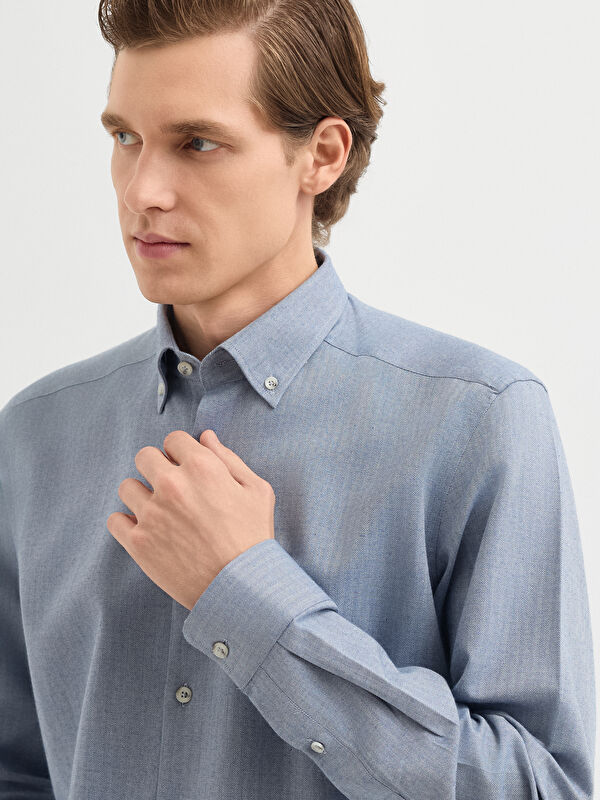 Erkek Lacivert Gömlek