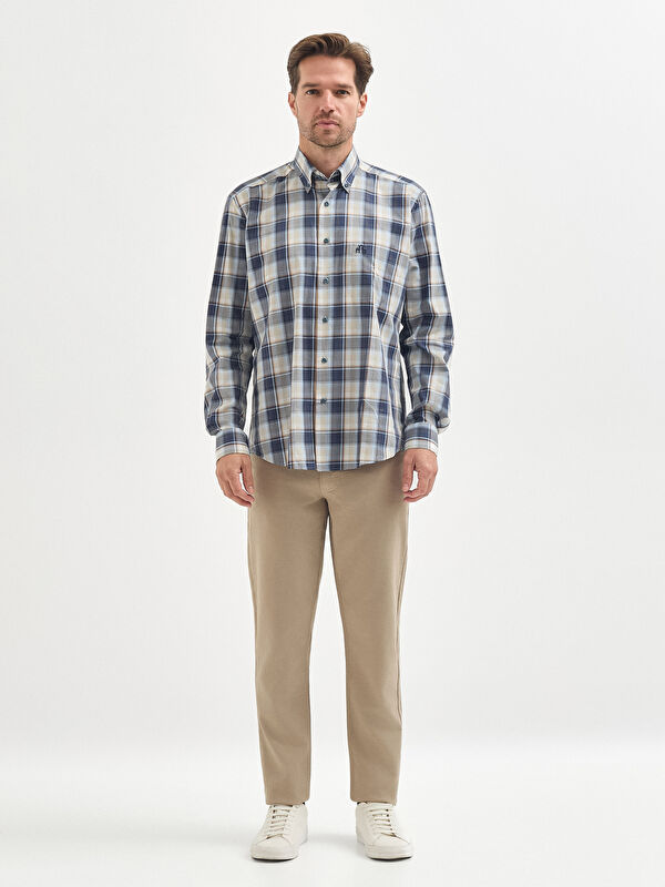 Erkek Lacivert Gömlek