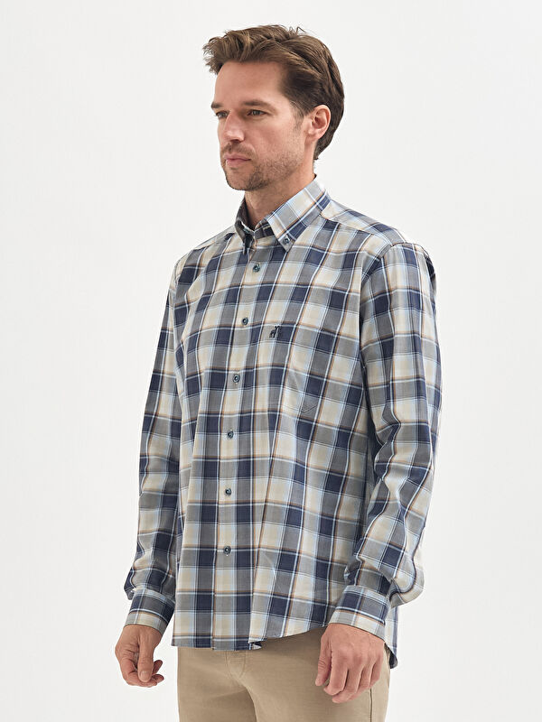 Erkek Lacivert Gömlek