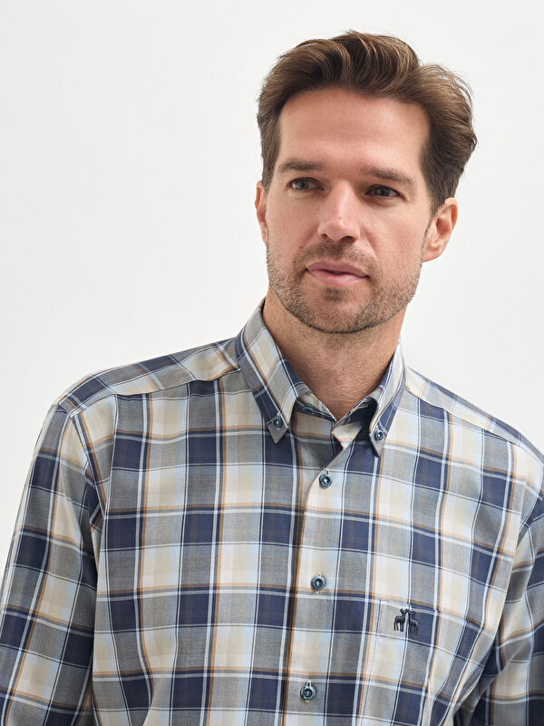 Erkek Lacivert Gömlek