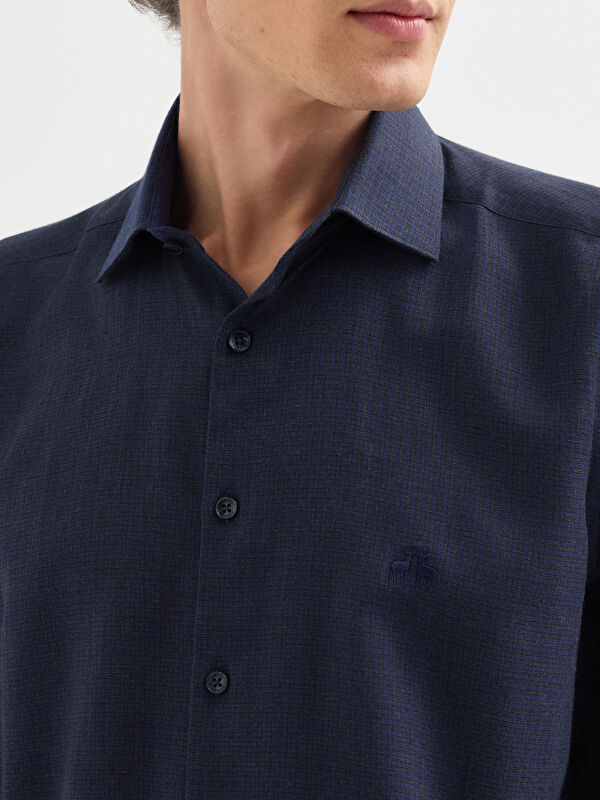 Erkek Lacivert Gömlek