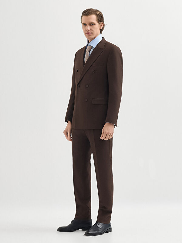 Erkek Kahve Takım Elbise