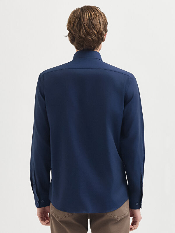 Erkek Lacivert Gömlek