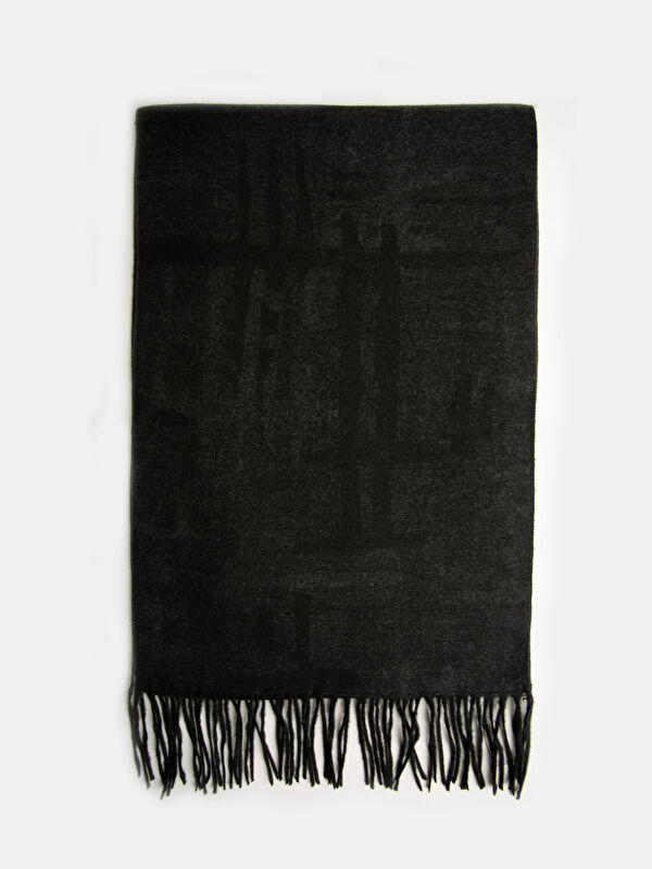 Erkek Antrasit Atkı