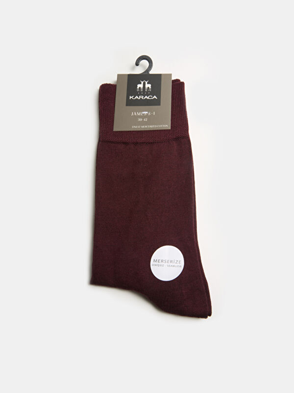 Erkek Bordo Çorap