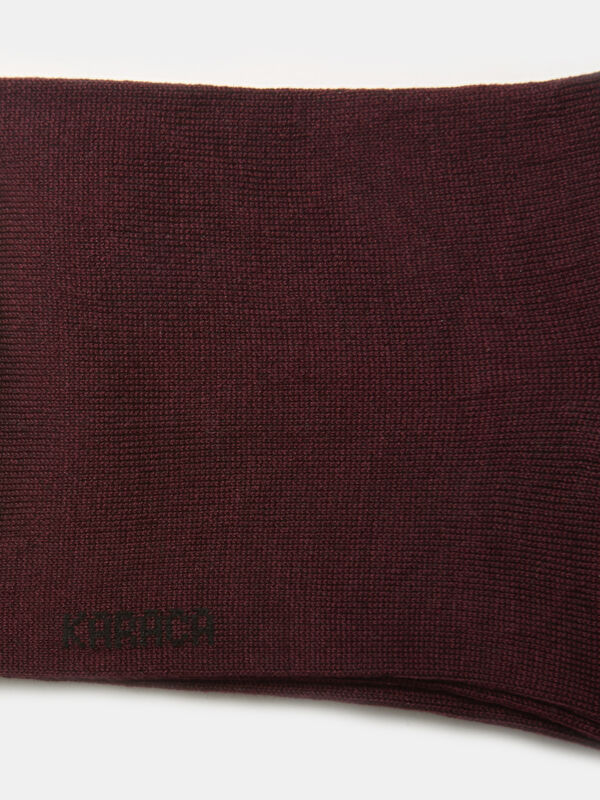 Erkek Bordo Çorap