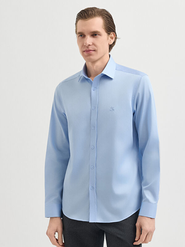 Erkek Mavi Gömlek