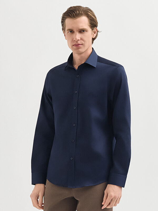 Erkek Lacivert Gömlek