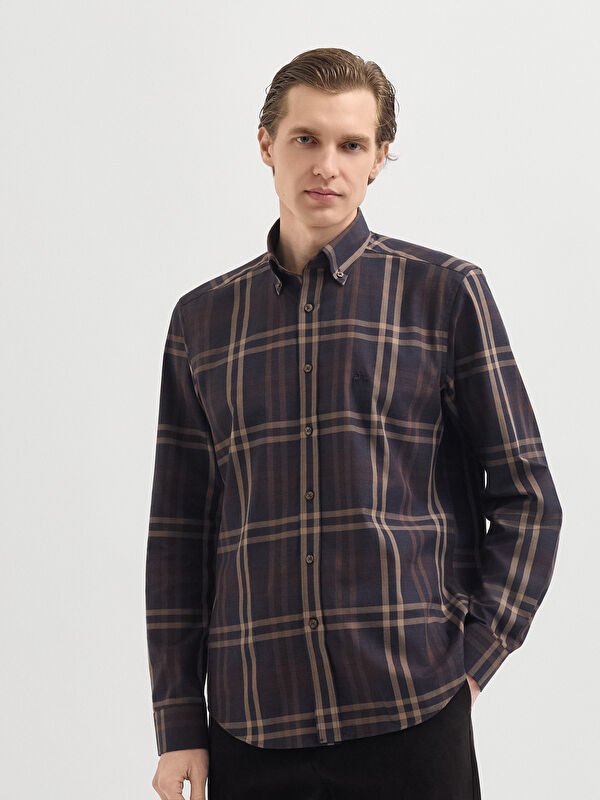 Erkek Lacivert Gömlek