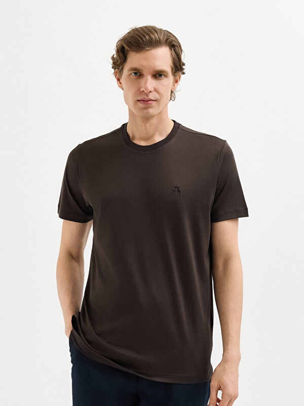 Erkek Kahve Tişört