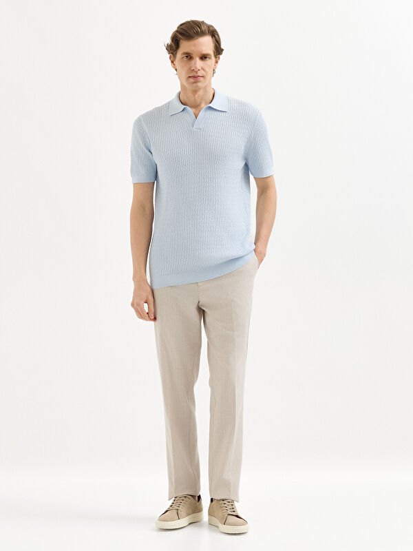 Erkek Açık Mavi T-Shirt