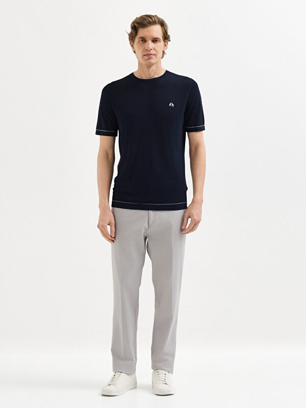 Erkek Lacivert T-Shirt