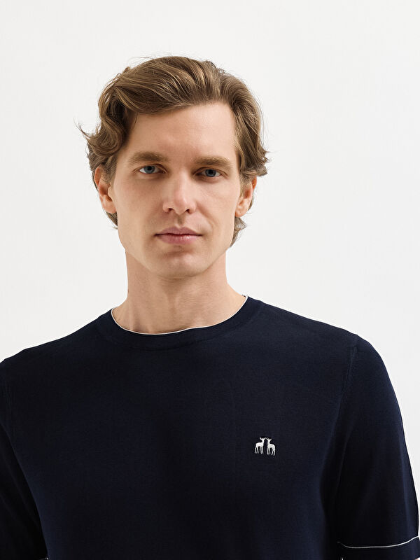 Erkek Lacivert T-Shirt