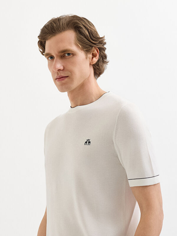 Erkek Beyaz T-Shirt