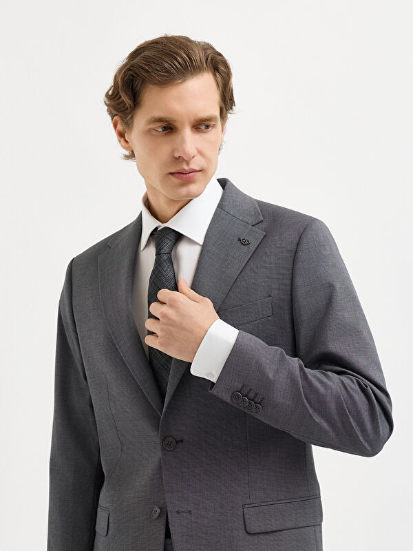 Erkek Antrasit Takım Elbise