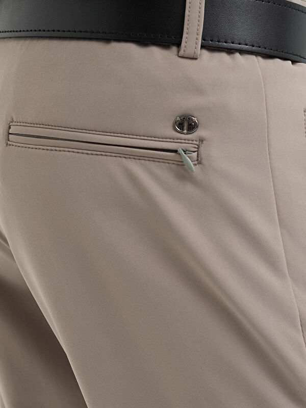 Erkek Siyah Slim Fit Casual Pantolon