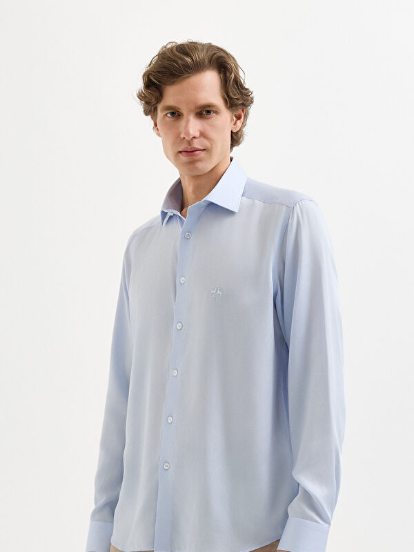 Erkek Mavi Gömlek