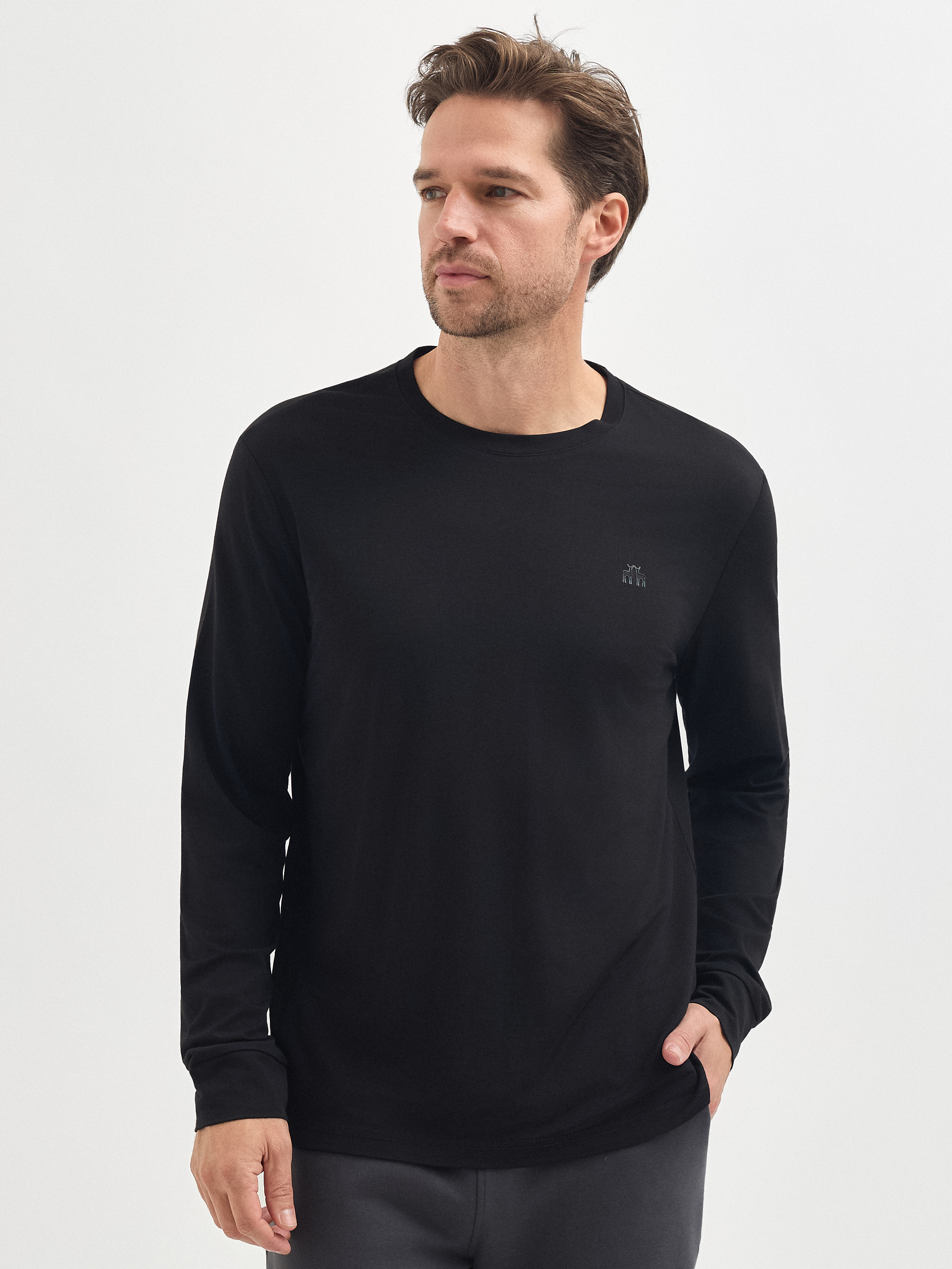 KARACA Erkek Camel Bisiklet Yaka Sweatshirt | Çift Geyik Karaca